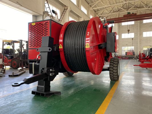 1x90kN کشنده و کشنده هیدرولیکی کابل با کیفیت بالا برای رشته کردن خطوط برق