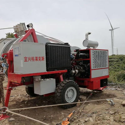 کششگر هیدرولیکی قابل تنظیم SA-ZY-30KN برای کشیدن سیم خطوط انتقال 500 کیلوولت