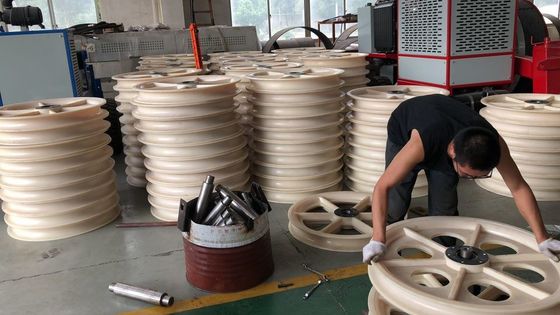 قطر 508x75mm پنج نایلون چرخ بسته نرم افزاری هادی برای چهار هادی ابزار انتقال خط