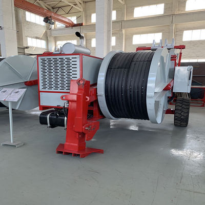 400KV Twin Bundle 12Ton Overhead Line Stringing تجهیزات تثبیت کننده جلو هیدرولیک
